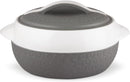 Milton Microwow One Touch 2500ml Insulated Microwaveable Inner Steel Casserole Hotpot Food Warmer (New Model)
