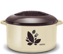 MILTON Orchid 13500 Inner Steel Casserole, 12.5 litres, Tan | PU Insulated | BPA Free |Odour Proof | Food Grade | Easy to Carry | Easy to Store | Ideal for Chapatti | Roti | Curd Maker