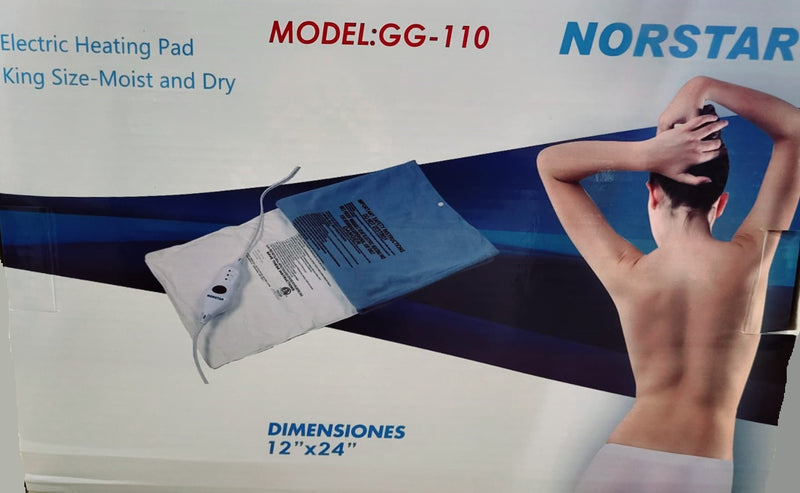 Norstar GG-110 Standard 12" x 24" Moist & Dry Heating Pad 110V for USA & Canada Use