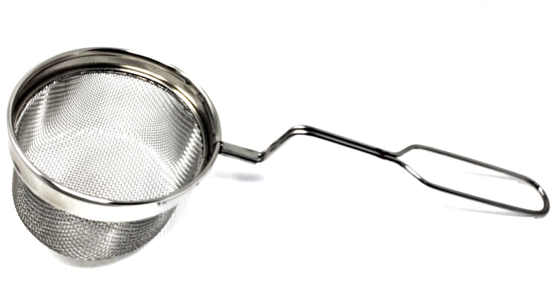 Tabakh Stainless Steel Puri Strainer Jara Deep Fry Oil Mesh Filter Size 3