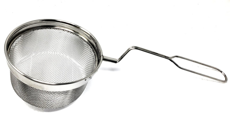 Tabakh Stainless Steel Puri Strainer Jara Deep Fry Oil Mesh Filter Size 5