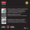 Prestige 30cm Cast Iron Dosa Tawa, Super Durable, 12-Inch