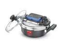 Prestige Svachh Flip-on 2 Litre Hard Anodised Mini Pressure Cooker with Glass Lid