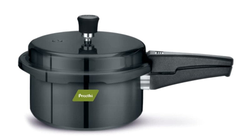 Preethi Hard Anodized Induction Base Outer Lid Pressure Cooker 3 Litres