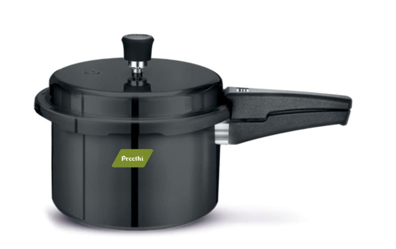 Preethi Hard Anodized Induction Base Outer Lid Pressure Cooker 5 Litres