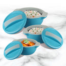 Cello Petra Insulated Hotpot Pack of 3 Thermoware Casserole Set (500 ml, 1000 ml, 1500 ml)