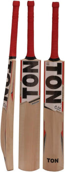 SS Sunridges Ton Revolution Premium Cricket Kashmir Willow Leather Ball Cricket Bat - Adult Size - Short Handle (Bat Cover Included)