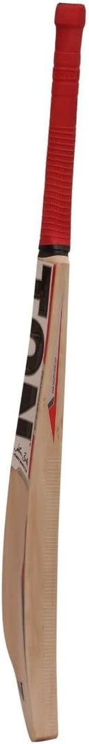 SS Sunridges Ton Revolution Premium Cricket Kashmir Willow Leather Ball Cricket Bat - Adult Size - Short Handle (Bat Cover Included)