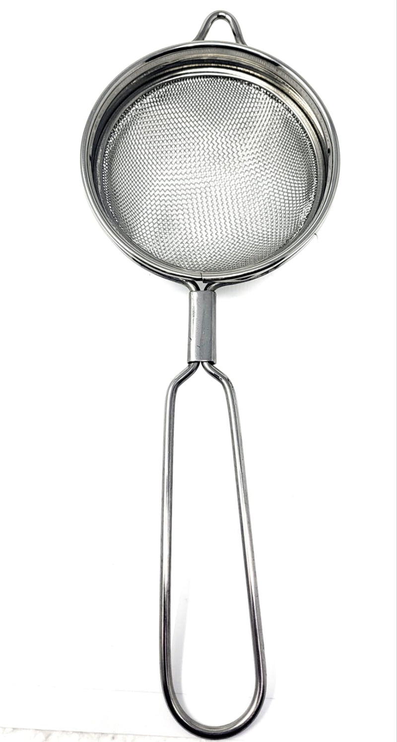 Tabakh Stainless Steel Wire Handle Soup and Juice Strainer || Fruit Juice Strainer || Soup Strainer || Sieves || Liquid Filter Strainer Size 0