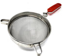 Tabakh Stainless Steel Heavy Handle Fruit, Juice and Soup Strainer Size: 5