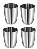 Tabakh Stainless Steel Glass Premium Metal Cups | Juice Glass | 300 ml