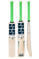 SS Magnum Kashmir Willow Leather Ball Cricket Bat Adult Size - Short Handle (Cover Included)