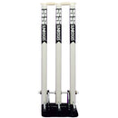 SS Sunridges Cricket Spring Return Stumps Wickets with Metal Base Multi Surface