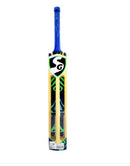 SG T-1400 Kashmir Willow Tennis Ball Cricket Scoop Bat Adult Size - Short Handle (Cover Included)