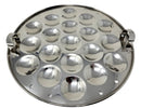 Tabakh Triply Stainless Steel Multi Kadai with Steamer Plate, Mini Idli Plate, 2 Idli Plates, 2 Dhokla Plates, Induction Friendly