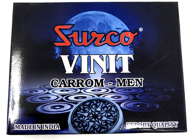 Surco Vinit Wooden Carrom Coins Set