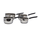 Vinod Stainless Steel Milkpan 4 Pcs Set