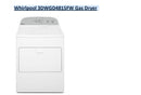 Whirlpool 3DWGD4815FW Gas Dryer 220v