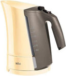 Braun 1.6-Liter Electric Cordless Water Tea Kettle, 220-Volts (Not for USA - European Cord), Cream