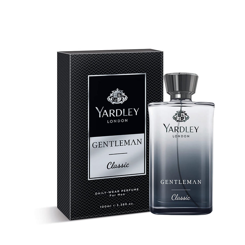 Yardley London Gentleman Classic Perfume| Fresh Woody Fougère Notes| Masculine Fragrance| Perfume for Men| 100ml