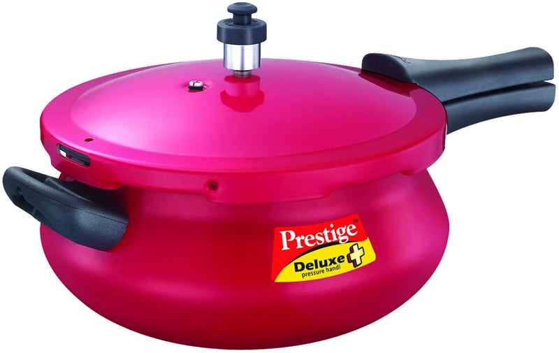 Prestige 10717 Induction Base Aluminum Pressure Handi, 4.8L, Red