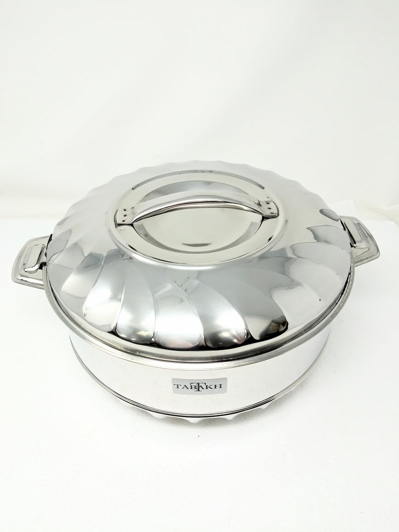 Tabakh Stainless Steel 25000ML Hotpot Casserole Bowl - Store Pickup Only