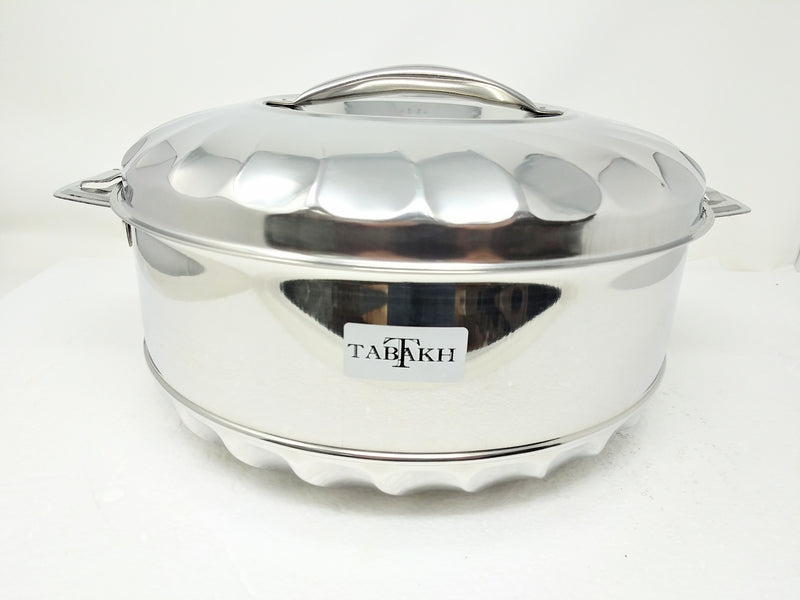 Tabakh Stainless Steel 25000ML Hotpot Casserole Bowl - Store Pickup Only
