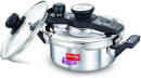 Prestige Svachh Clip-on 2 Litre Stainless Steel Pressure Cooker with Glass Lid