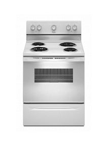 Whirlpool 4KWFC120MAW 30 inch Electric Coil Top Range 220V