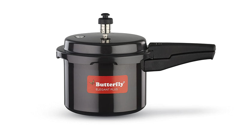 Butterfly Elegant Plus Induction Base Hard Anodised Aluminium Pressure Cooker 5 litres