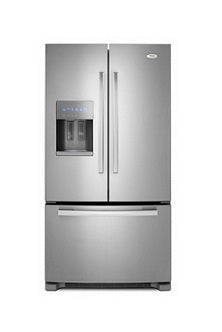 Whirlpool 5GI6FARAF 29 cu.ft. French Door Stainless Steel with Dispenser 220V