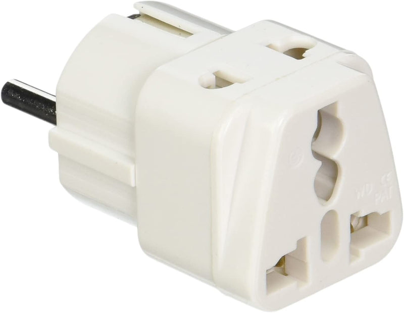 Type E/F – Ckitze Grounded 2 in 1 Plug Adapter – Germany, France, Europe