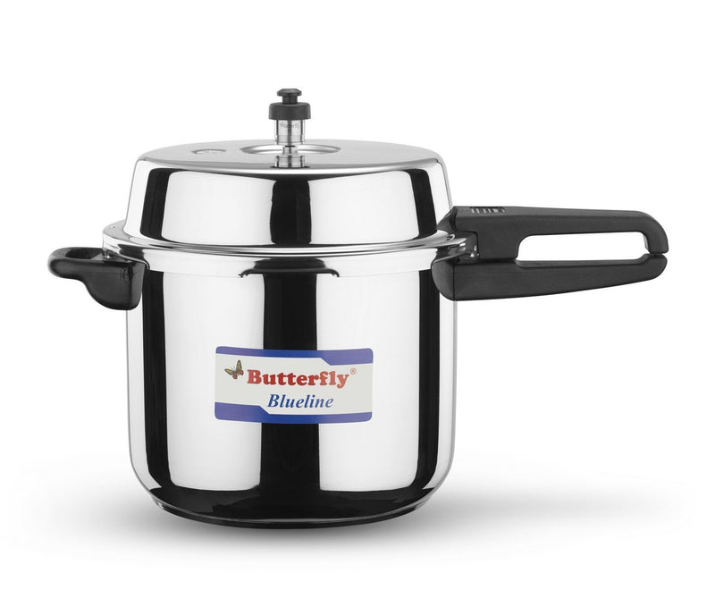 Butterfly BL-10L Blue Line Stainless Steel Pressure Cooker, 10-Liter
