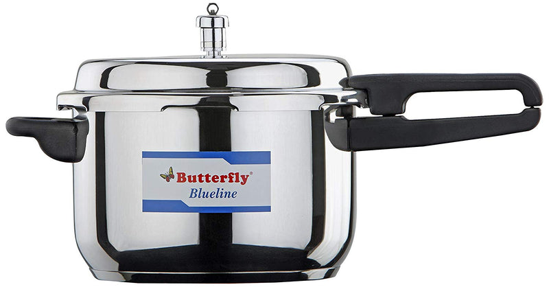 Butterfly BL-2L Blue Line Stainless Steel Pressure Cooker, 2-Liter
