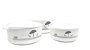 Cello 3 Piece Hot Pot Insulated Casseroles Hot Pack Food Warmer Gift Set