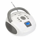 Daewoo DI-824 Bluetooth Portable Boombox W/USB AUX Port 100-240V Dual Volt