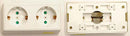 Receptacle EWI02SU European "SCHUKO" duplex receptacle 220V/250V