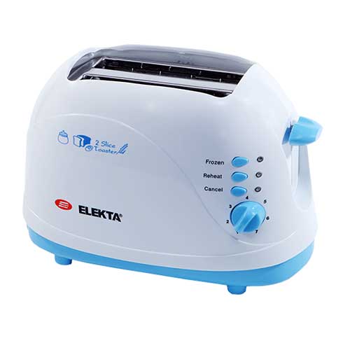 Elekta ET-252 220-240 Volt 2 Slice Toaster with Cool Touch