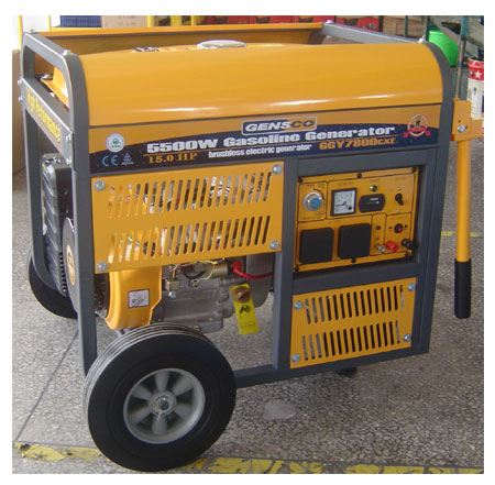 Generator G7800 6500 Watts Portable Gasoline Engine 220V