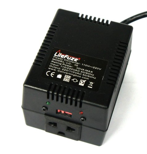 LiteFuze LC-100 100 Watt Step Up/Down Travel Voltage Converter