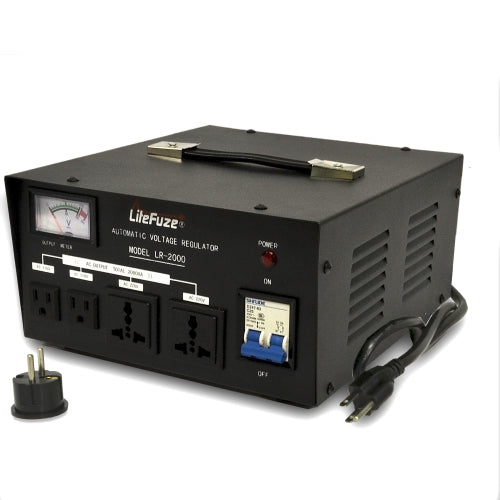 Convertisseur De Tension LiteFuze LT-2000 2000W - Heavy Duty - Avec Cordon, Occasion Fonctionnel