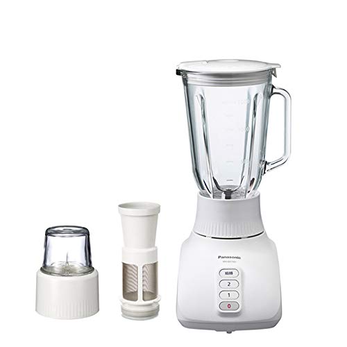 Panasonic MX-GX1581W Glass Jar 4-in-1 Blender with Dry Mill Grinder, 220V (Not for USA-European Cord), White