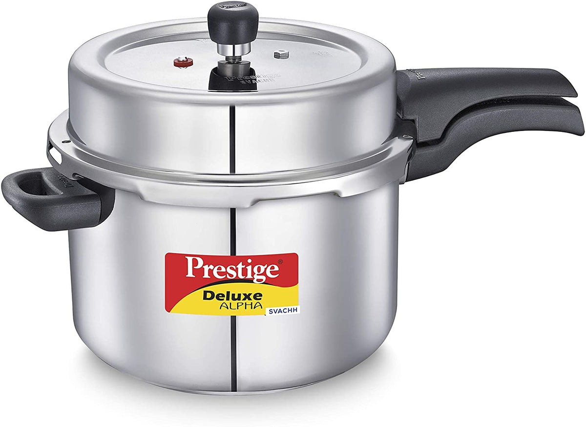 Prestige Svachh Deluxe Alpha Liter Stainless Steel Pressure Cooker