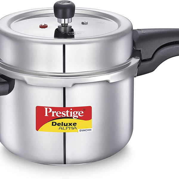 Prestige Deluxe Alpha Svachh Induction Base Pressure Cooker 8 Liter