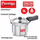 Prestige Svachh 3 Liter Aluminum Pressure Cooker