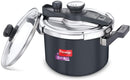 Prestige Svachh Clip-on 5 Litre Hard Anodised Pressure Cooker with Glass Lid