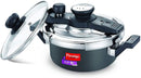 Prestige Svachh Clip-on 2 Litre Hard Anodised Mini Pressure Cooker with Glass Lid