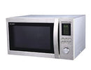 Sharp R-84A0(ST)V 25-Liter Microwave Oven with Grill, 220-Volt, Silver