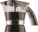 Brentwood Electric Moka Pot Espresso Machine, 6-Cup, Black 110V