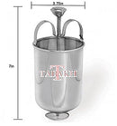 TABAKH Medu Vada Wada / Doughnut Donut Maker, Stainless Steel